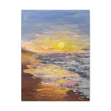 Load image into Gallery viewer, Beach Sunrise Canvas Gallery Wrap Print