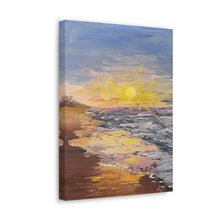 Load image into Gallery viewer, Beach Sunrise Canvas Gallery Wrap Print