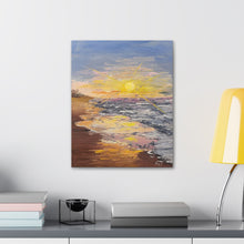 Load image into Gallery viewer, Beach Sunrise Canvas Gallery Wrap Print