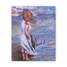Load image into Gallery viewer, Beach Thoughts Canvas Gallery Wrap Print