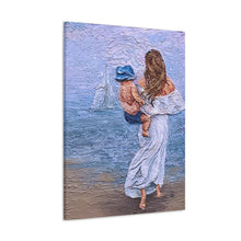 Load image into Gallery viewer, Beach Mama Canvas Gallery Wrap Print