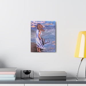 Beach Thoughts Canvas Gallery Wrap Print