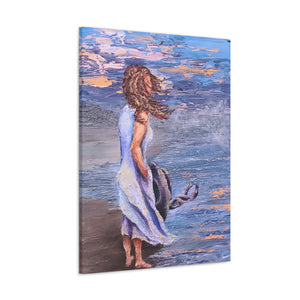 Beach Thoughts Canvas Gallery Wrap Print