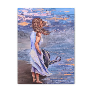 Beach Thoughts Canvas Gallery Wrap Print