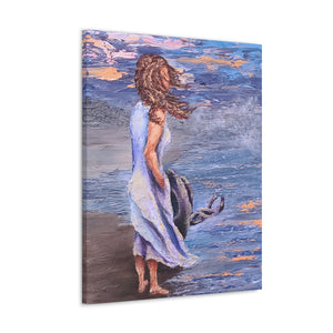 Beach Thoughts Canvas Gallery Wrap Print