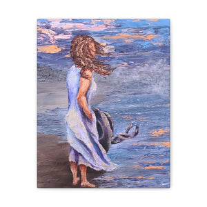 Beach Thoughts Canvas Gallery Wrap Print