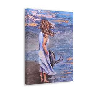 Beach Thoughts Canvas Gallery Wrap Print