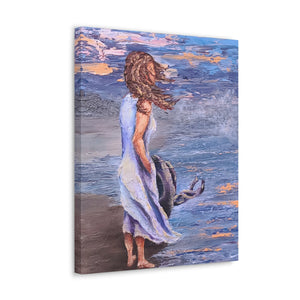 Beach Thoughts Canvas Gallery Wrap Print