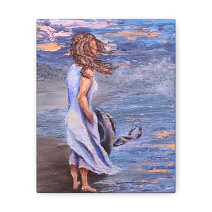 Beach Thoughts Canvas Gallery Wrap Print