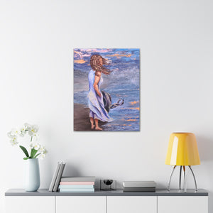 Beach Thoughts Canvas Gallery Wrap Print