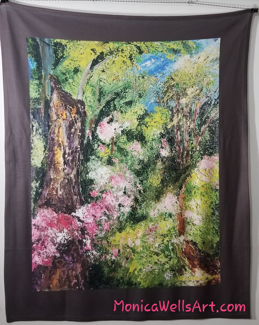 Laurels in Bloom - Fleece Blanket