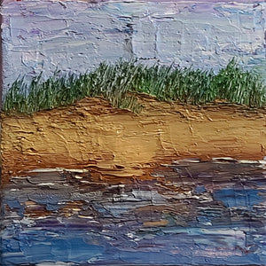 #9 of 29 Original Oil with knife Seascape